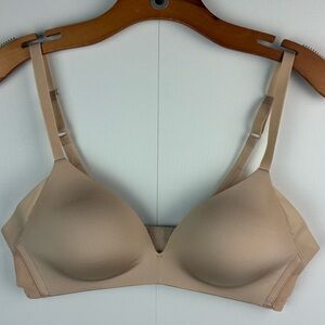 Wacoal wireless contour side smoother nude bra women’s size 34B